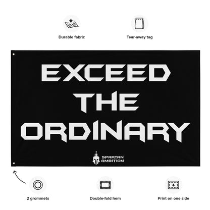 Exceed The Ordinary Flag