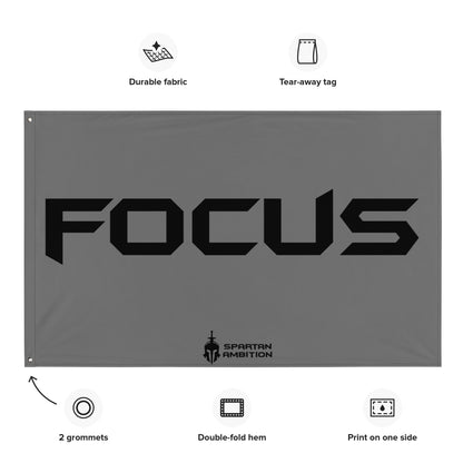 Focus Flag Grey