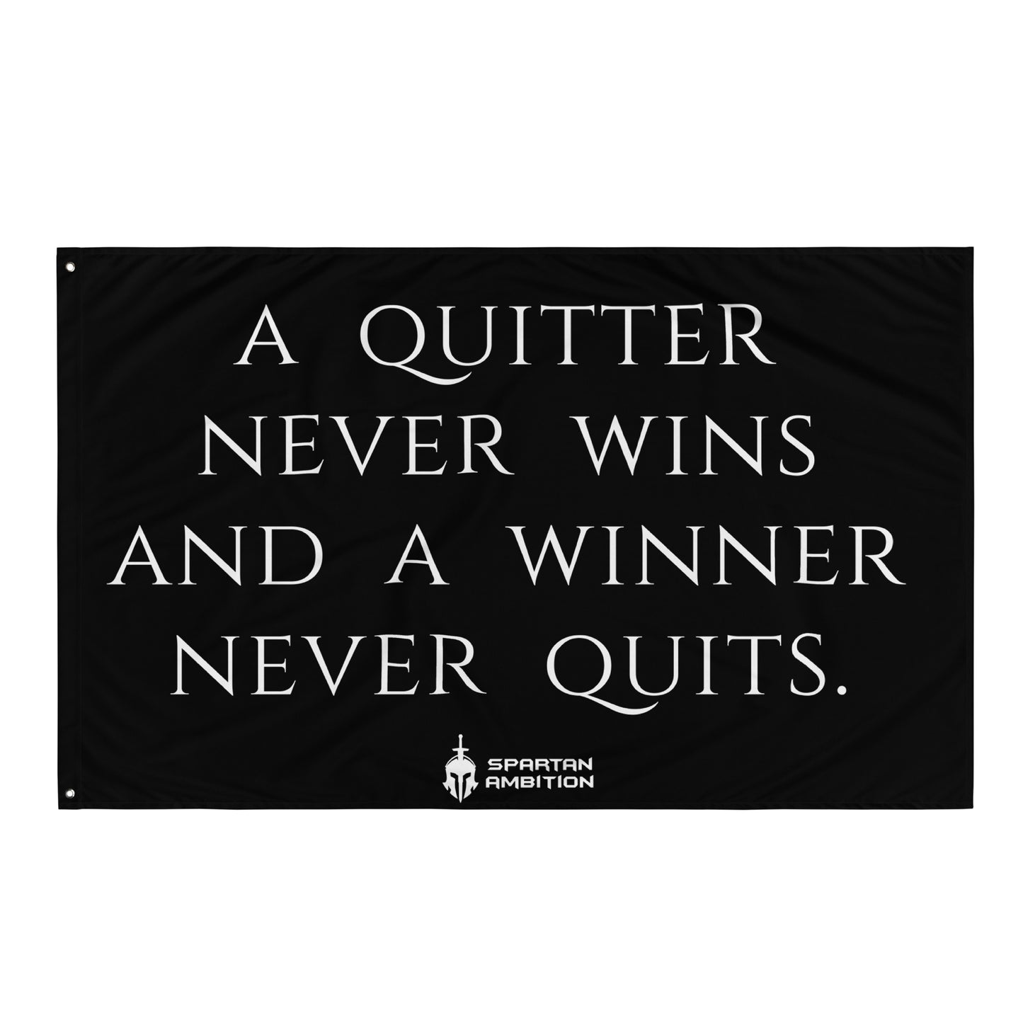 Winners Never Quit Flag