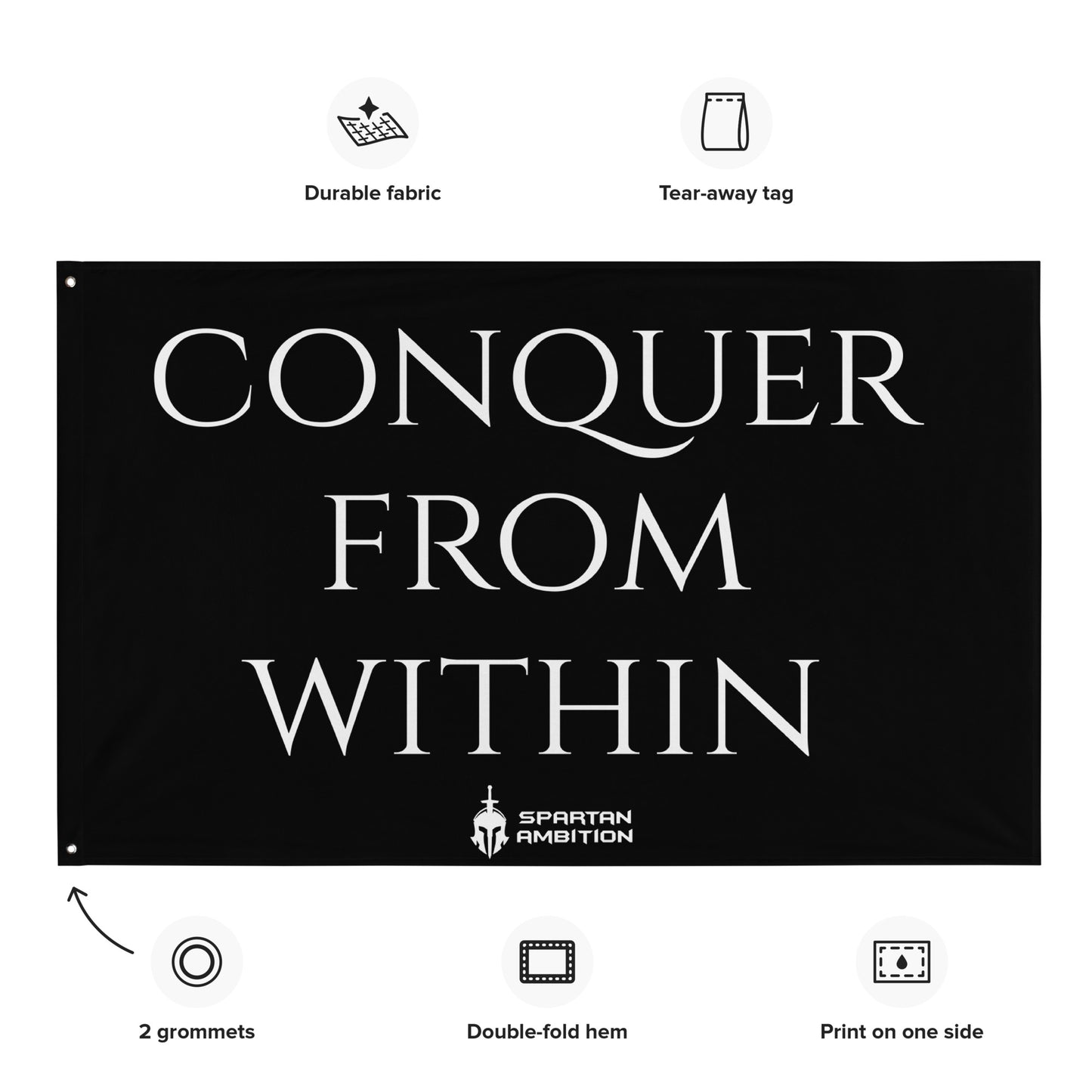 Conquer From Within Flag