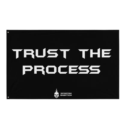 Trust The Process Black Flag