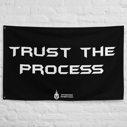 Trust The Process Black Flag