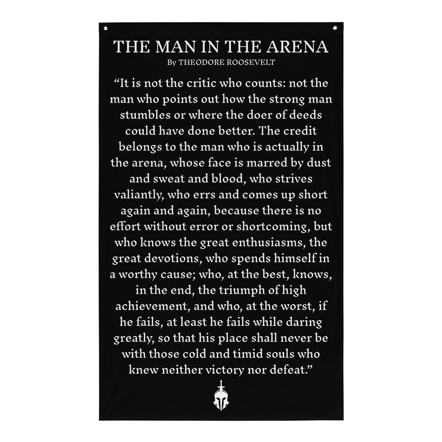 Man in the Arena Flag