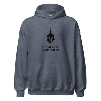 Spartan Hoodie Black Logo